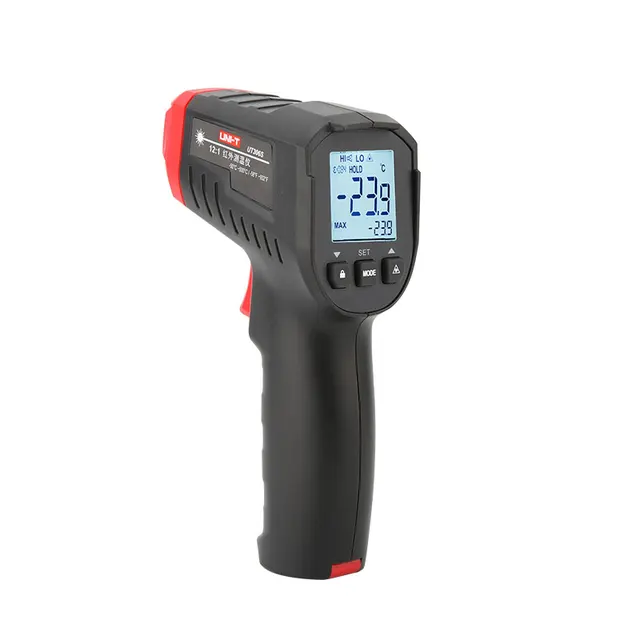 UNI-TUT306S Digital Thermometer Non-contact Industrial Laser Temperature Meter Hygrometer -50C~ 500C Temperature Tester