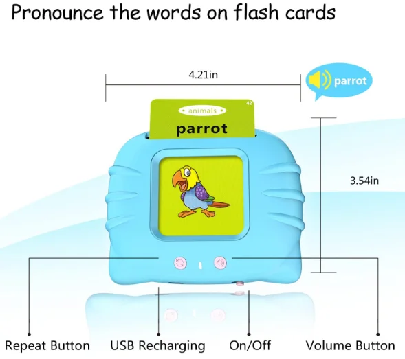 14 Languages Learning Pocket Speech Electronic 224 Pieces Talking Flash
