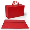 Red  magnetic box with ribbon handle