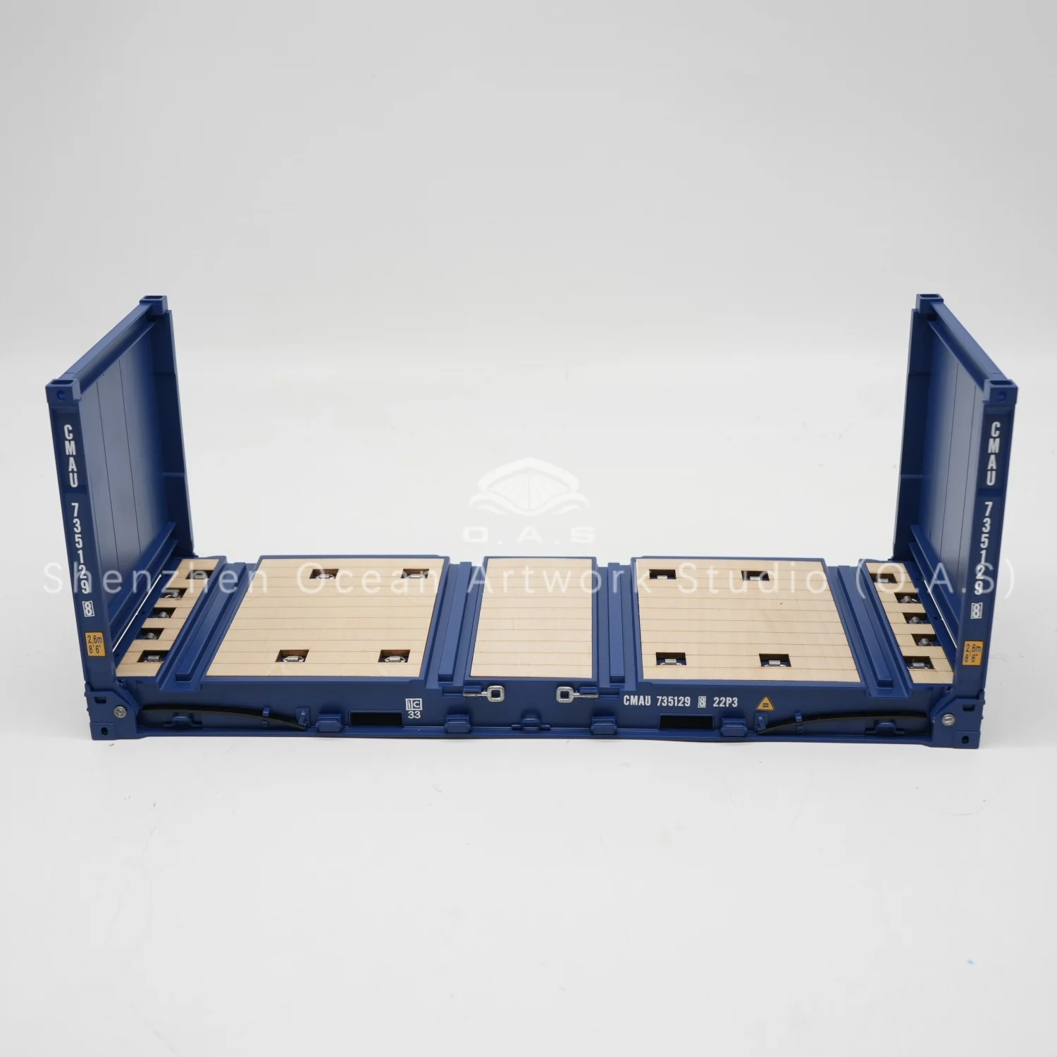 loas container model factory customized scale120 plastic crafts shipping boxes  cma cgm flat rack container model-9