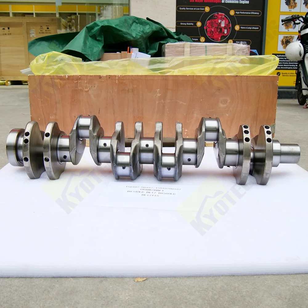 Kazumamacyan　0507 DE12TIS Engine Crankshaft for Doosan D2366 DX340LC DX500LC