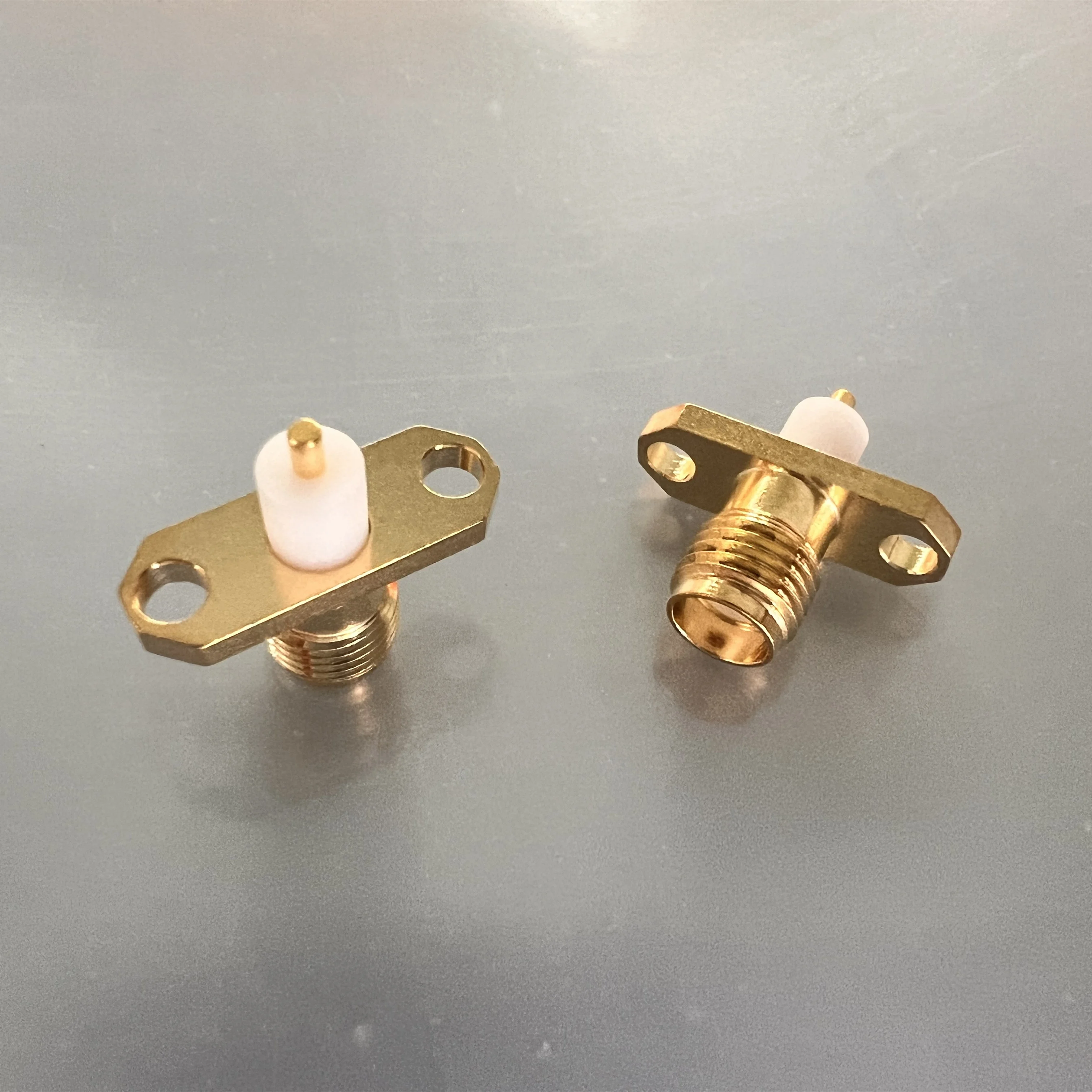 product factory supply sma kfd connector rf two hole flange sma female coaxial connector-1