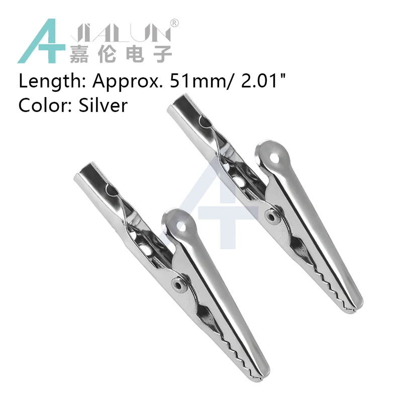 Зажимы JIALUN из нержавеющей стали для аллигатора зажимы проверки типа крокодил проводной винт зонд фиксации электрическое оборудование