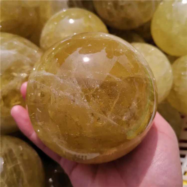 High Quality Natural Quartz Stone Sphere Ball Rock Lemon Yellow Citrine Sphere Ball Buy Citrine Sphere Citrine Ball Yellow Crystal Ball Product On Alibaba Com