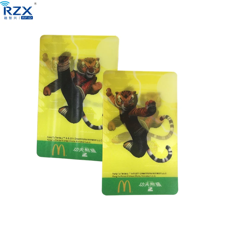 3Dレンチキュラーカード3Dフリップ変更効果レンチキュラー