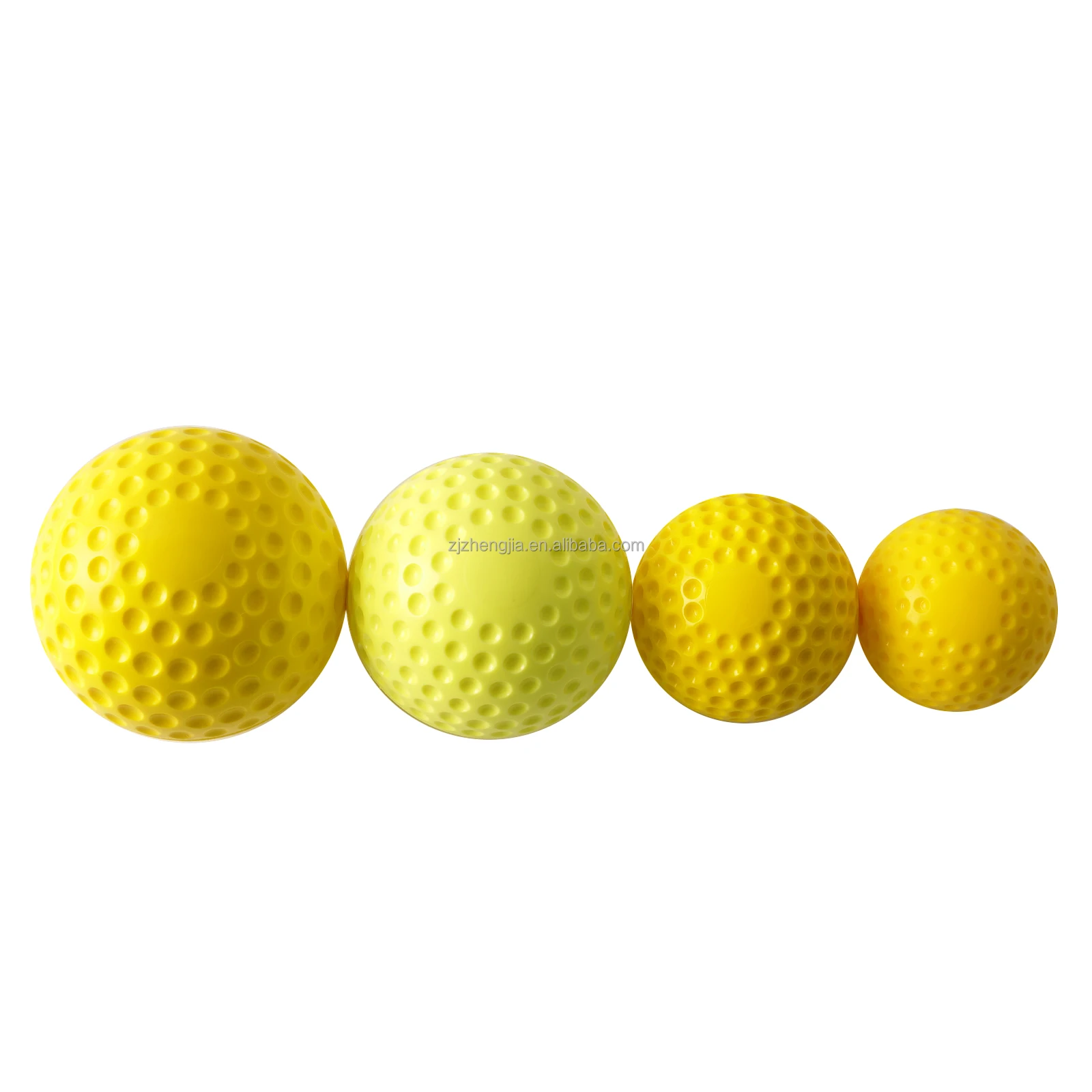 8 Inch Yellow Dimple Balls Softball Pitching Machine Balls Yellow 