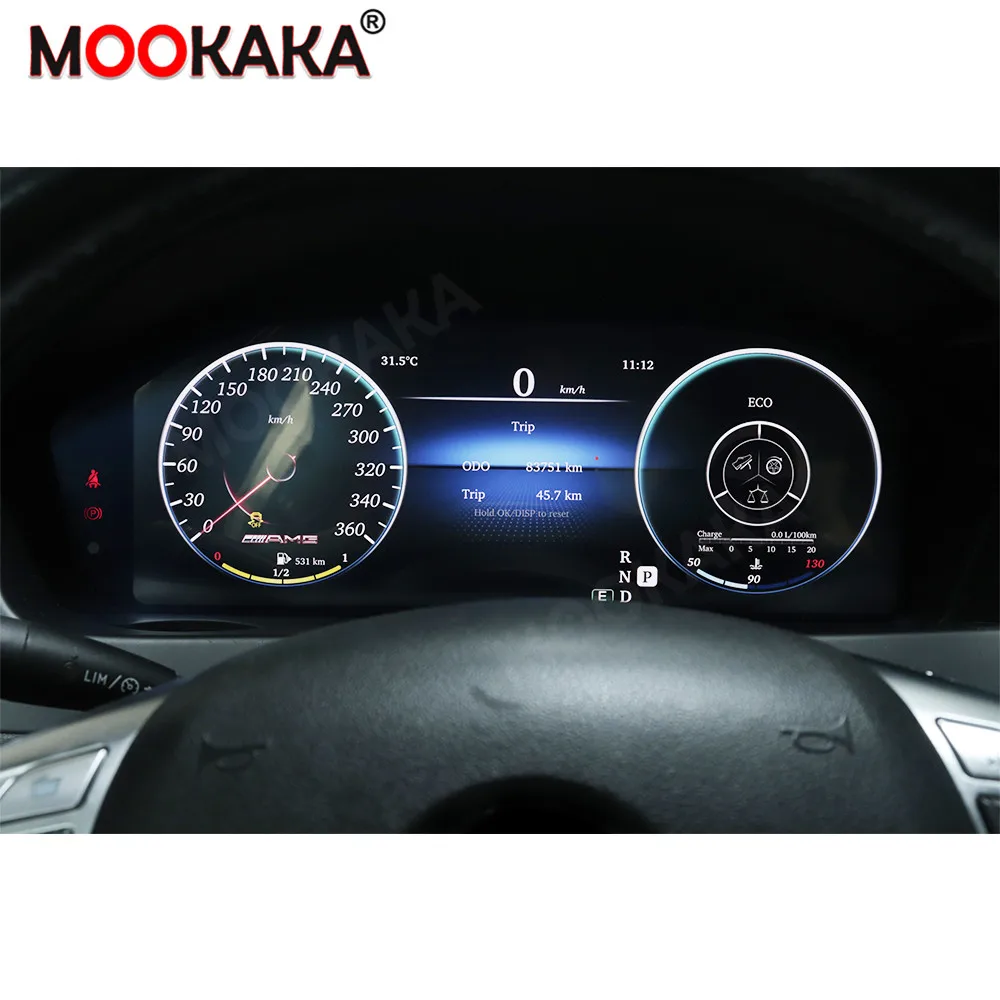 Digital Cluster Virtual Lcd Dashboard For Mercedes Benz C W204 2011