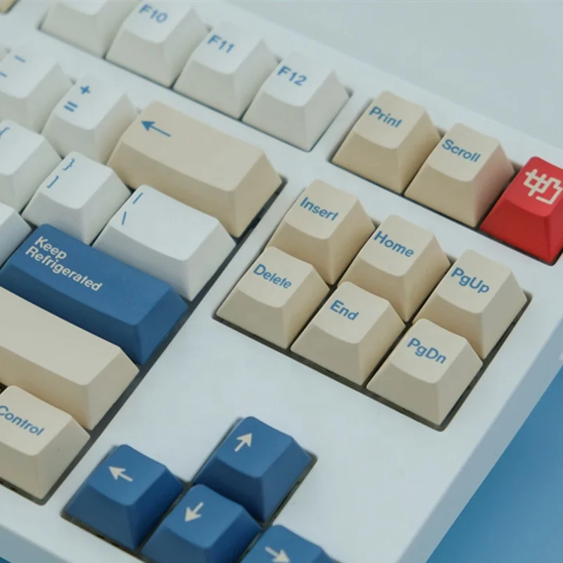 Set di 134 Tasti PBT Topografici Neri 4.0, Keycaps Double Shot con Stampa Laterale Retroilluminata per Tastiere Meccaniche da Gaming  7