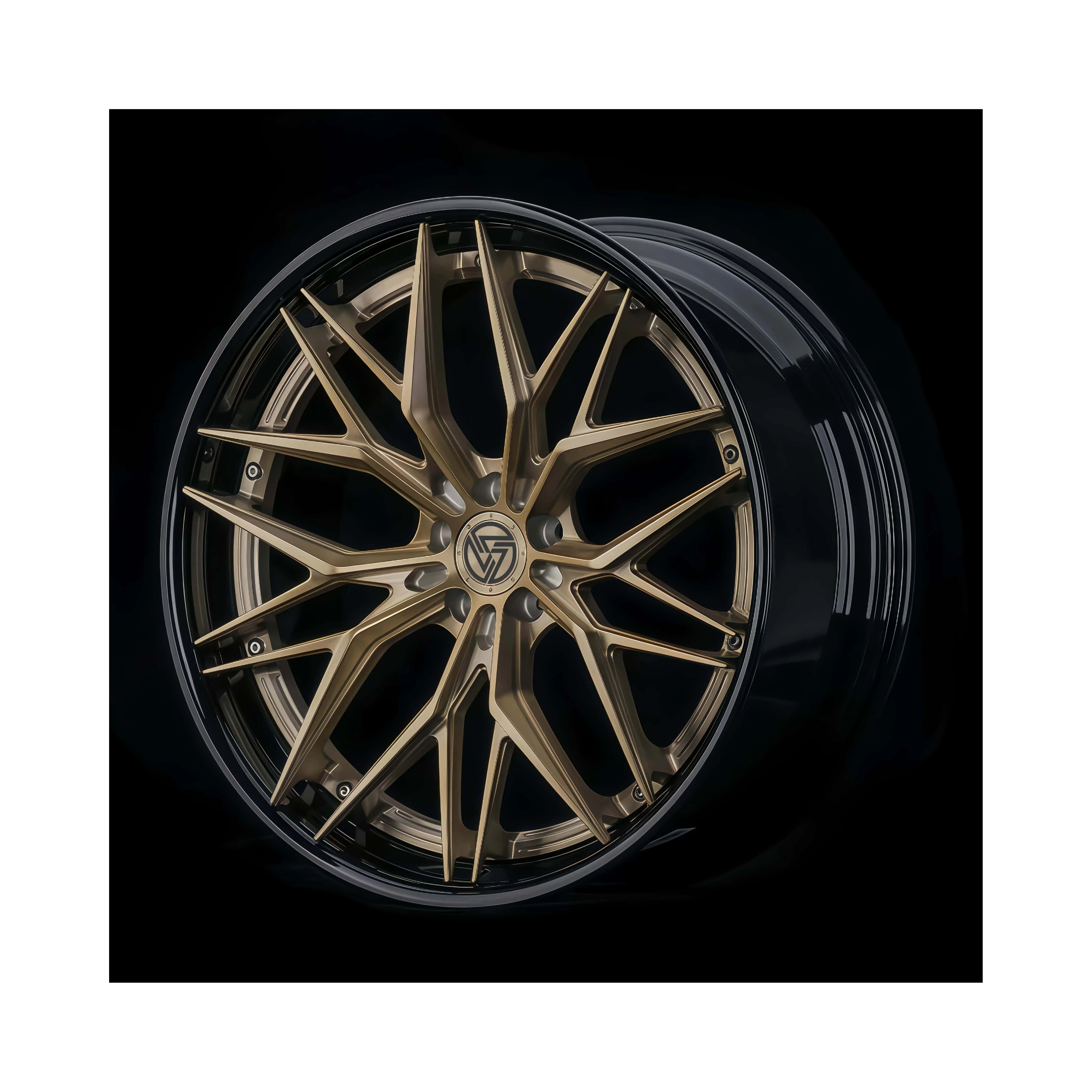 XINLAI Custom Deep Concave Design 5x112/114.3/120 19 - 22Inch 2 Piece Forged Rims Racing Car Forged Wheels for Audi Benz BMW - Image 1