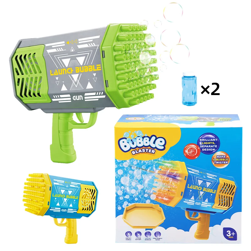 Pistolet A bulle De Savon 69 отверстие мыльных пузырей ракеты бум пистолетного де Burbujas пистолет для стрельбы мыльными пузырями машина