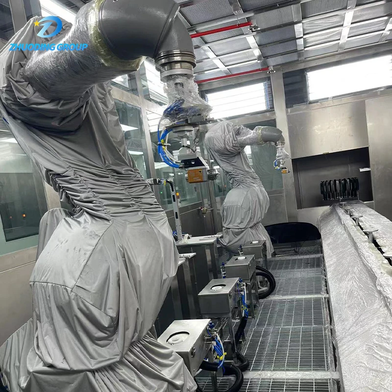 Automatic Spray Painting Production Line for Automotive Car Decoration Powder Coating Production Equipment