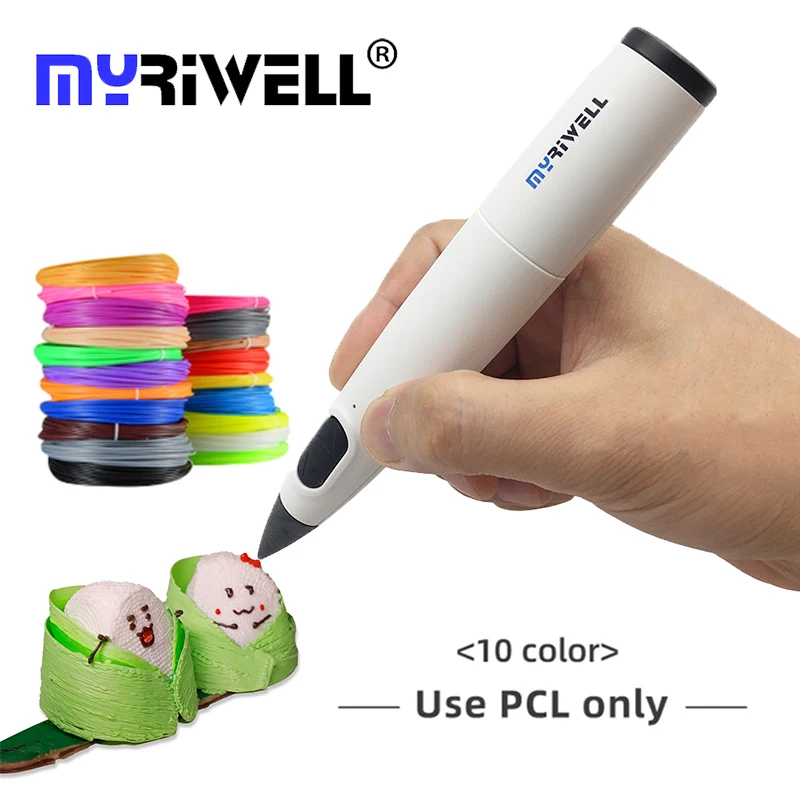 Myriwell 3d Ручка RP-300B экономически эффективным 1 75 мм PCL нити для детей Письмо