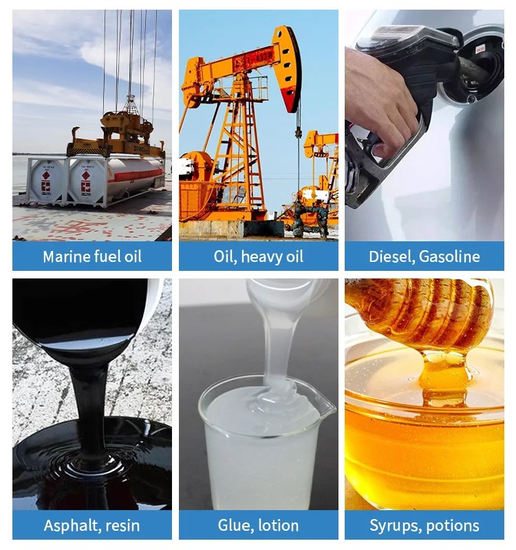 Marine Diesel Oil Oval Gear Flow Meter Gasoline Refueling Machine