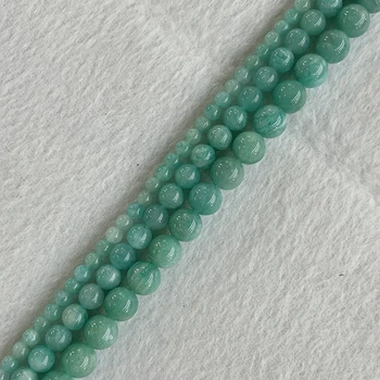 Natural Amazonite 4 6 8 mm Natural Gem Stones Loose Beads Natural Stone Beads for Jewelry Making