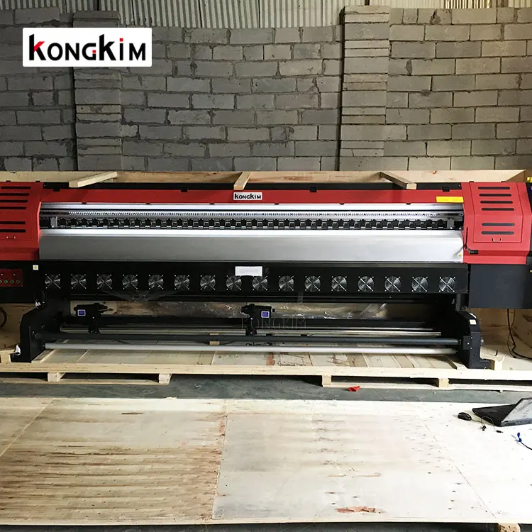 Digital Double Side Flex Banner Printing Machine Large Format Roll up Banner Sticker Eco Solvent Printer 3.2m