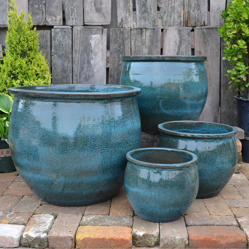 Factory Price Wholesale Glazed Ceramic Plant Pot For Planting Of ...