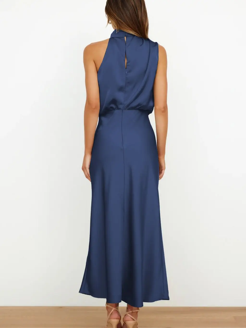 Elegant Summer Dress - Modest Party Satin Silk Cocktail
