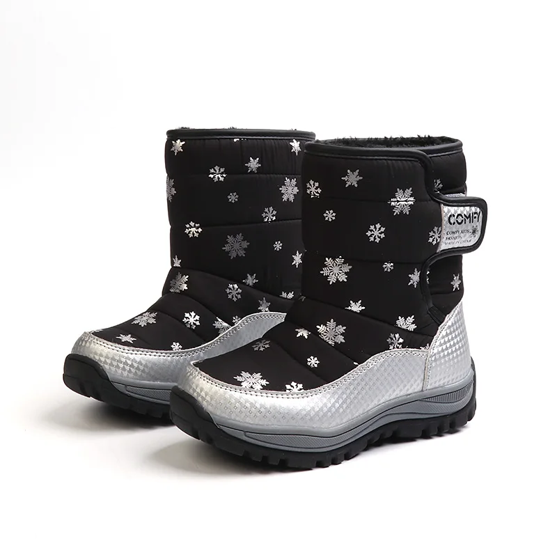 Прямая поставка, зимняя теплая детская обувь, детские ботинки, водонепроницаемая детская обувь, ботинки для девочек и мальчиков, идеальные Детские аксессуары