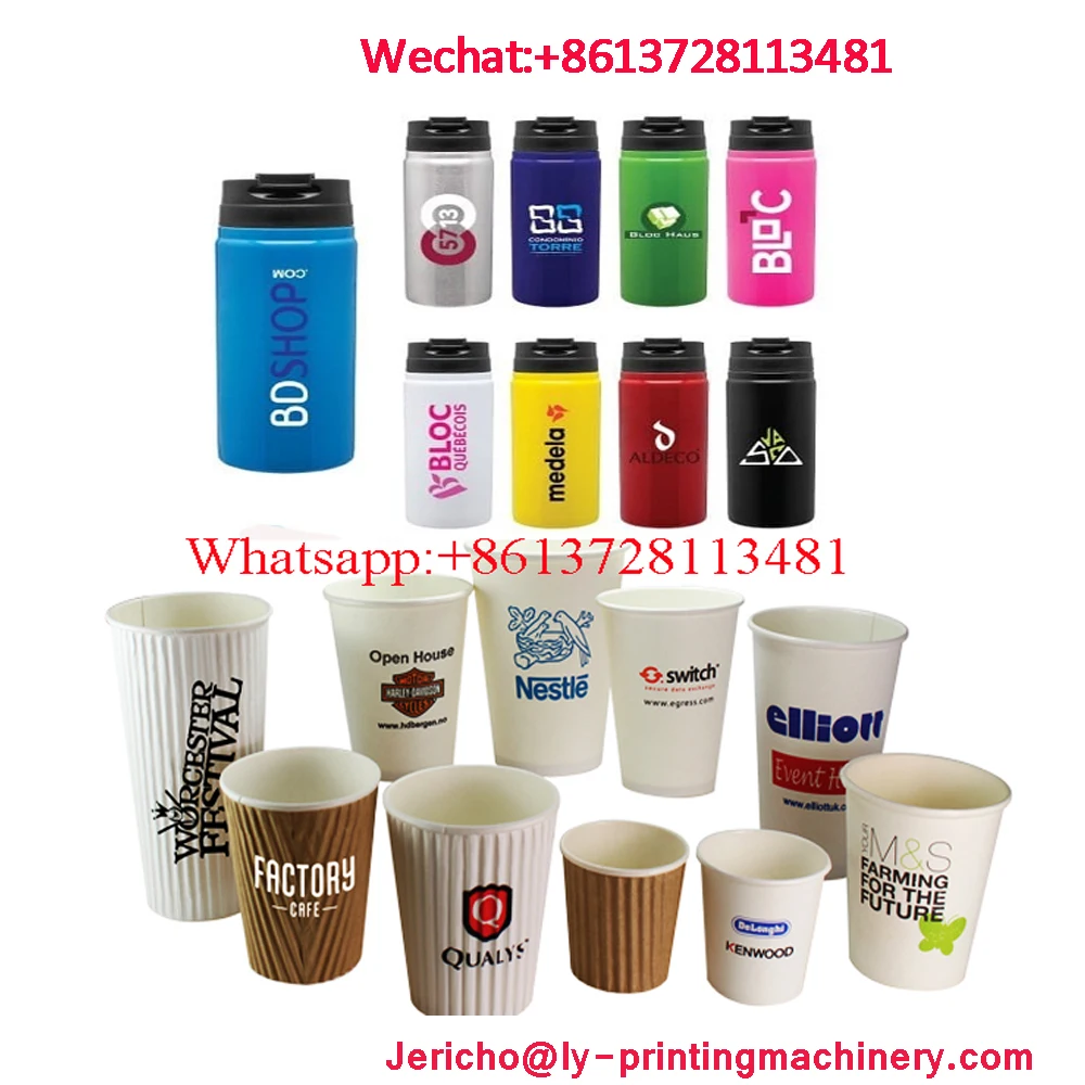 Paper Cup 2 Color Screen Printing Machine Paper Cup logo Printing Machine