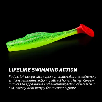 T-Tail Worm Soft Fishing Lure, Bionic Soft Bait for Freshwater Mandarin Fish, Bass and Topmouth Culter – Soft Lure – view 5