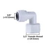 Rosca hembra de 3/8" (9.52mm) a 1/2"