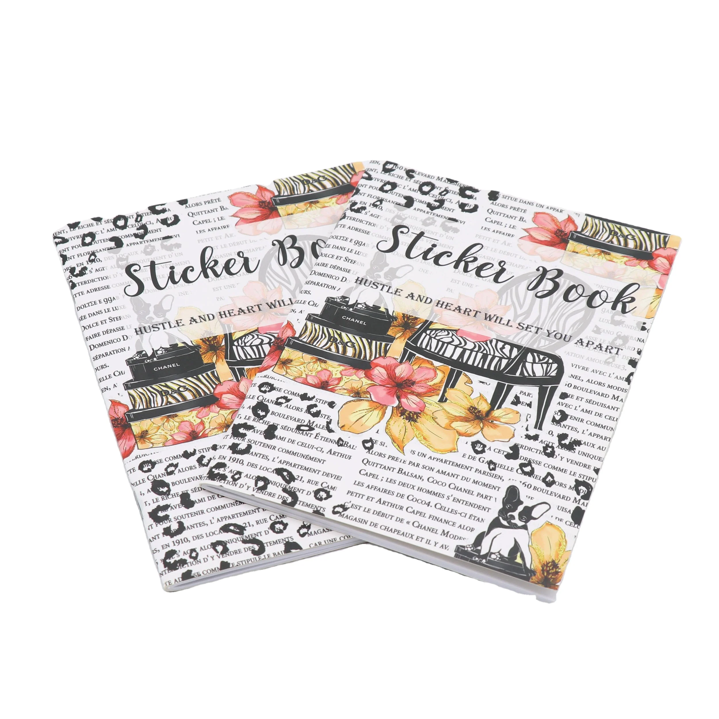 custom size silicone release paper reusable blank sticker book