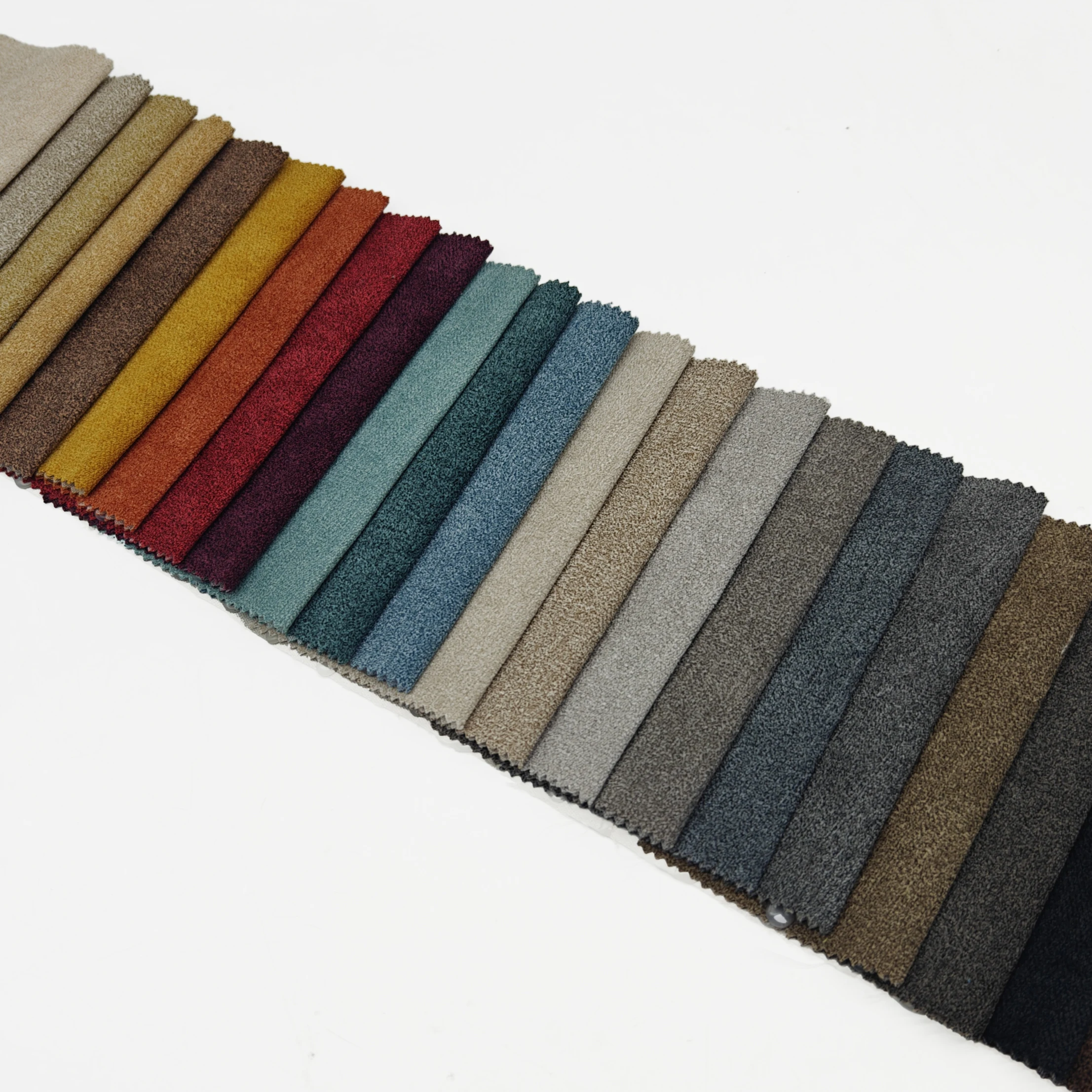 NO MOQ Home Textile 100%  Polyester Two-Tone Sofa Fabric Material for Sofa