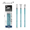 Blue 3pcs/Charcoal (Soft, Medium, Hard)