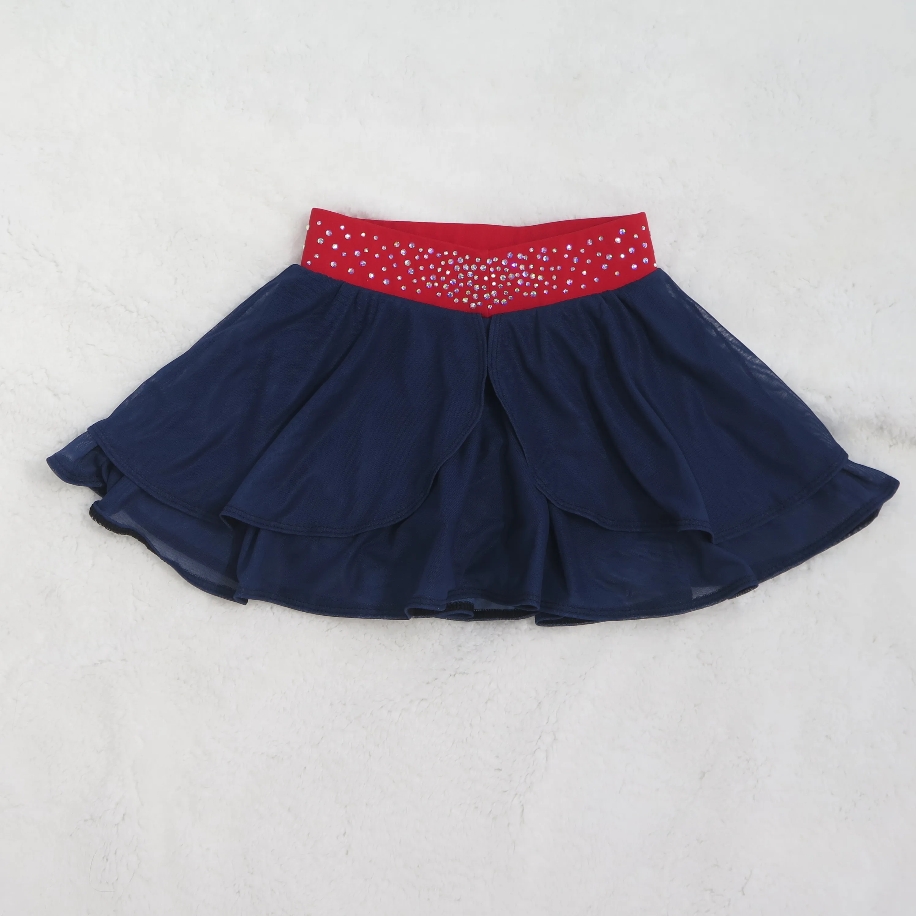 Free Polyester and Spandex Youth Cheerleading Dress for Girls Dance Cheer Events Performance Team Wear