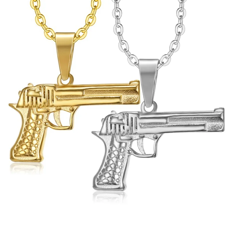 Collana Uomo Ciondolo Pistola Collana Uomo Con Ciondolo Revolver
