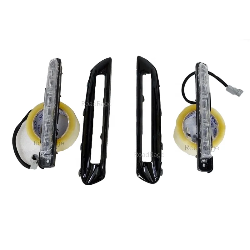 NEW LED Daytime Running Light for Perodua Myvi G3 Facelift 2022 2023 2024 DRL with Turn signal Fog Light Daylight Driving Lamp