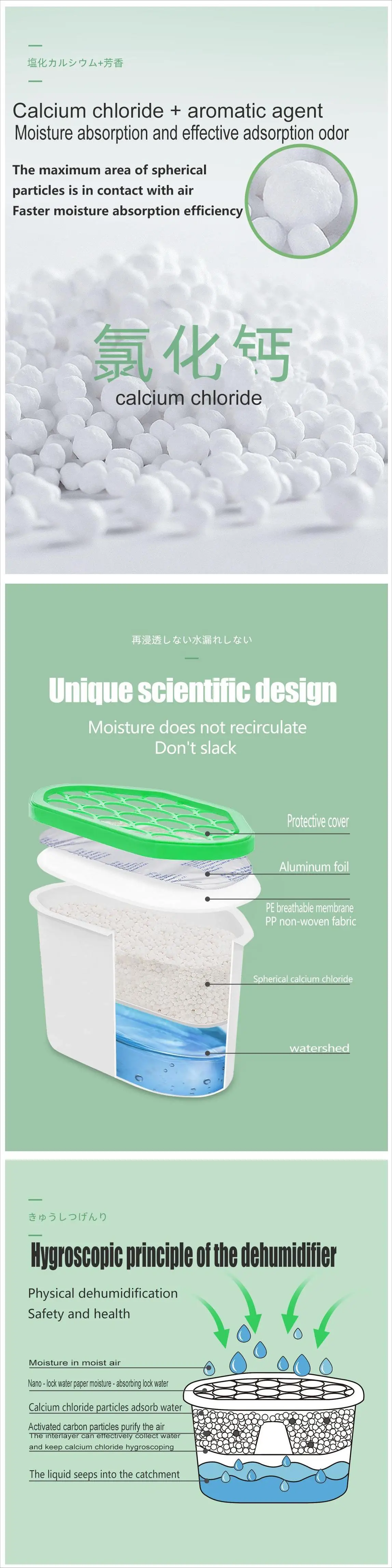 House Wardrobe Interior Adsorption Dehumidifier Disposable