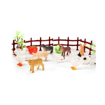 Good Quality Farm World PVC Model Animal Toys Set Cute Plastic Dog Farm Animal Toy For Children