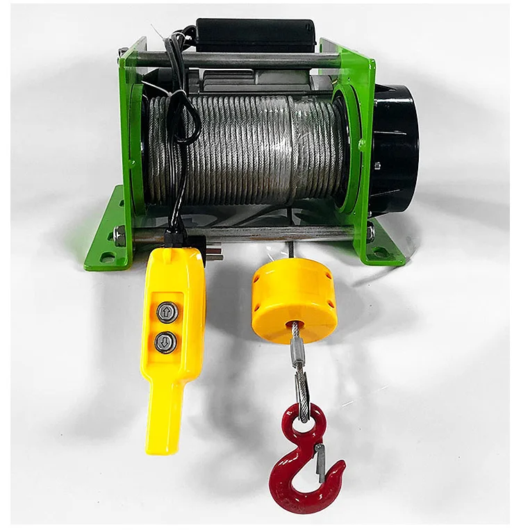Co<em></em>nstruction Use German Style Sling Type Hoist Long Wire Rope Winch 500/1000kg