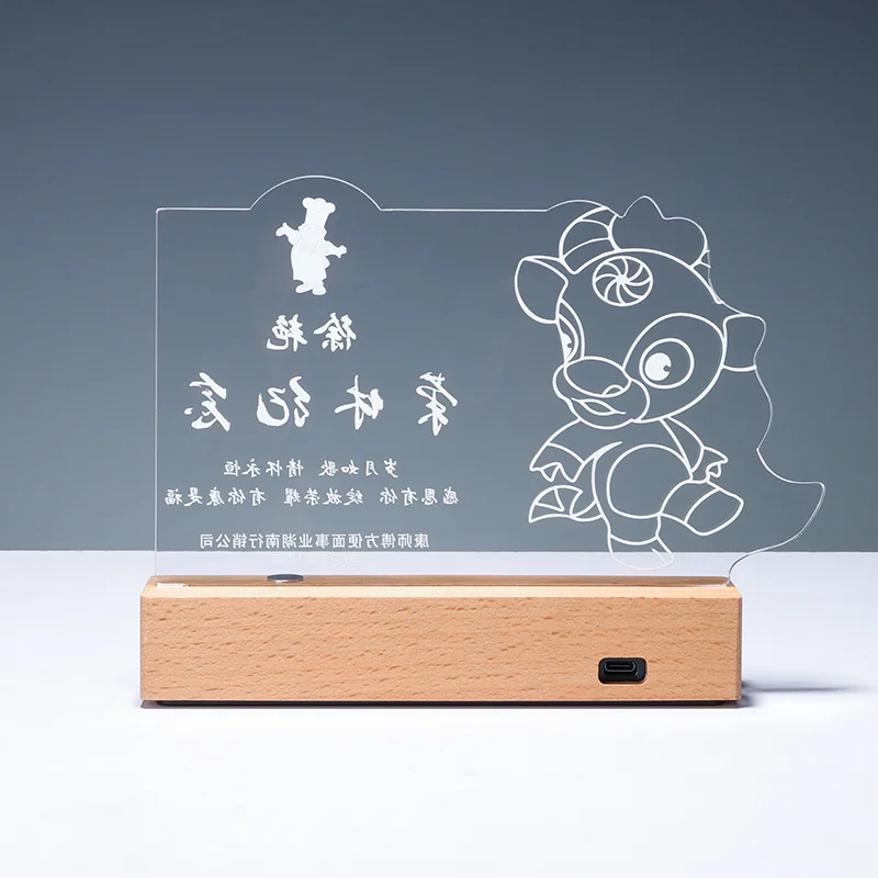 High quality wholesale customized creative design acrylic trophies awards plaques factory