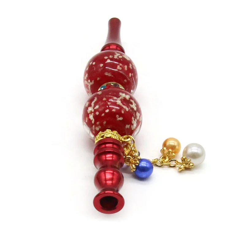 Wholesale Multi-Color Luminous Mouthpiece Glow-in-the-Dark Shisha Hookah Cigarette Holder Filter Lighters for Smoking