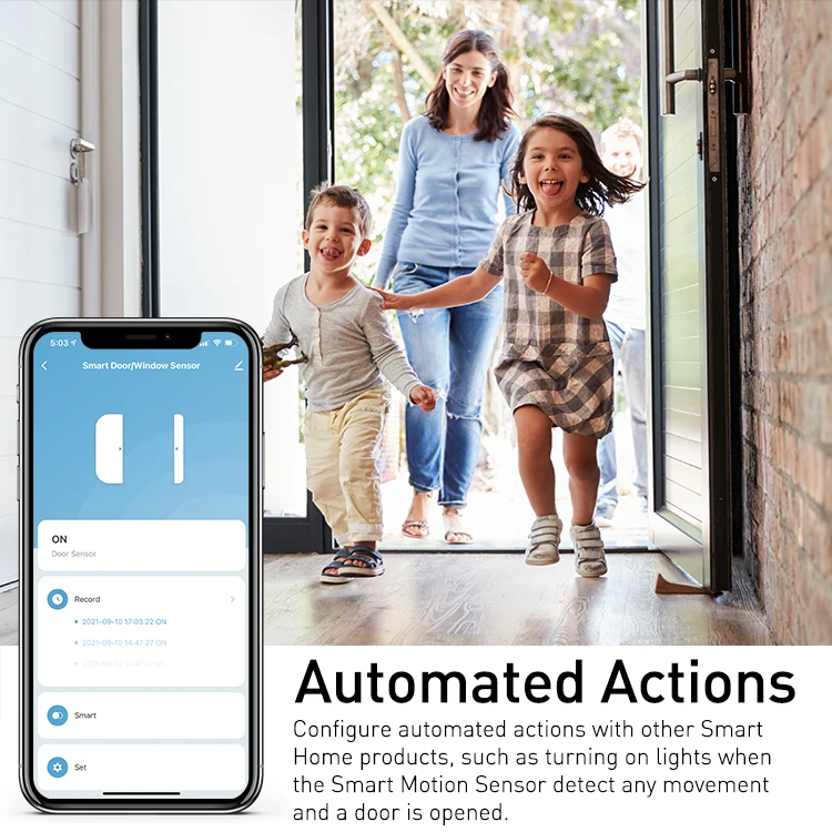 Tuya Smart Wifi Door Sensor Door Open/closed Detectors App Notification