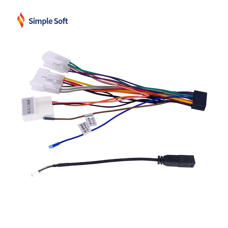 Simple Soft Navigation Frame Android Radio Frame 9 Inches Car Dvd Frame for 2005-2011 Toyota Yaris