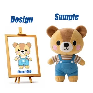 Shengye Plush Toy Factory Wholesale Custom Christmas Animal Plush Teddy Bear Stuffed Soft Cartoon Animal Plushies With Clothes