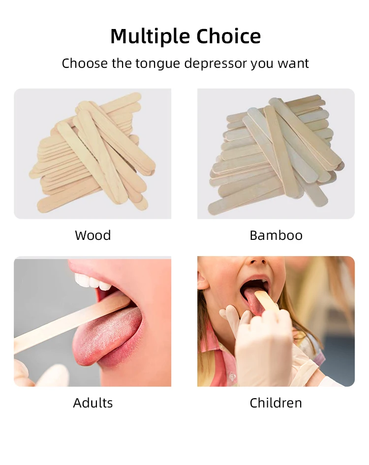 Hospital Use Bamboo Wooden Tongue Depressor Wholesale Price Disposable Tongue Depressors Buy