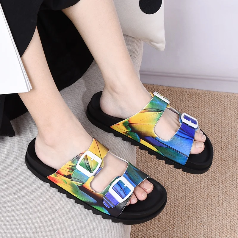 Outdoor Custom Printing Logo Pattern Unisex Black Plain Men's EVA PVC Rubber Sandals Slides Slippers for Women