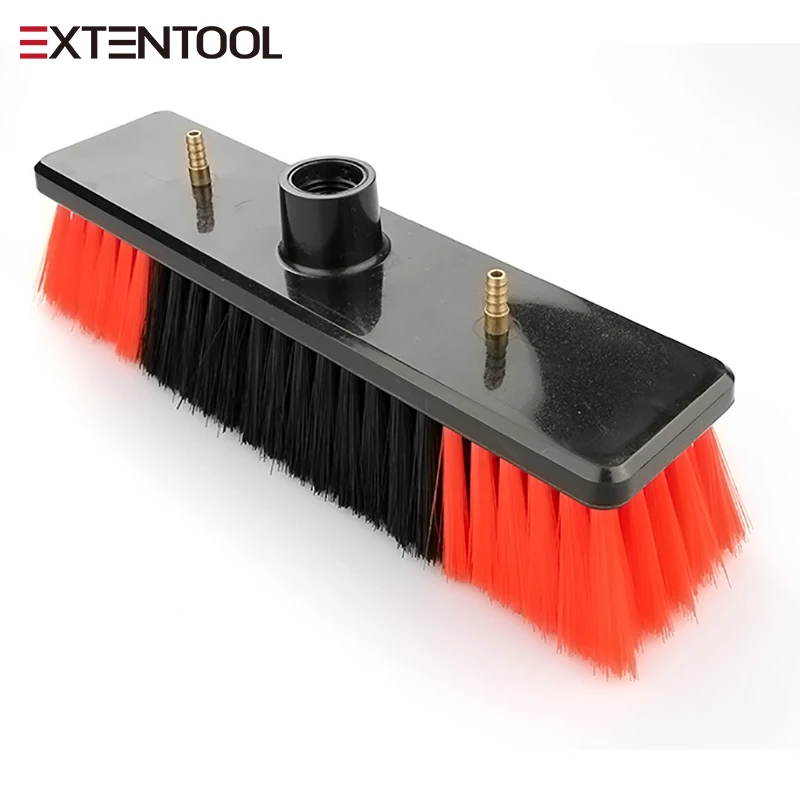 Extentool Long Handle Window Build Glass Dust Cleaning Brush with Telescopic Water Fed Pole