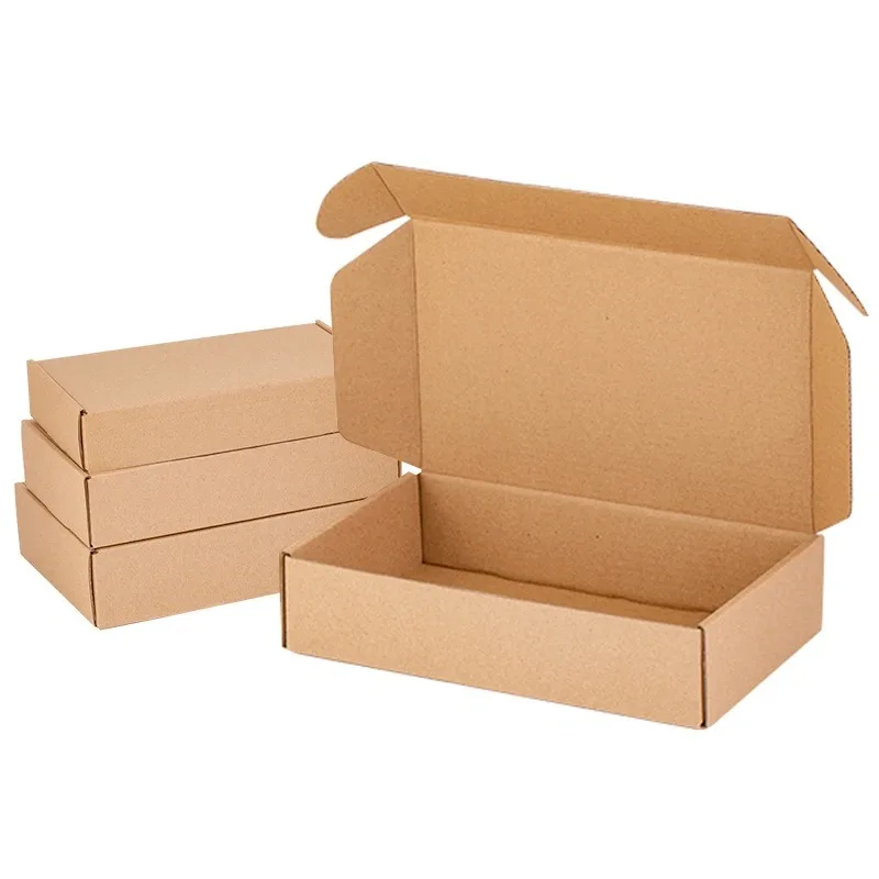 Custom Logo Printed Paper Packaging Box Corrugated Cardboard Die Cut Folding Kraft Mailer Subscription Box