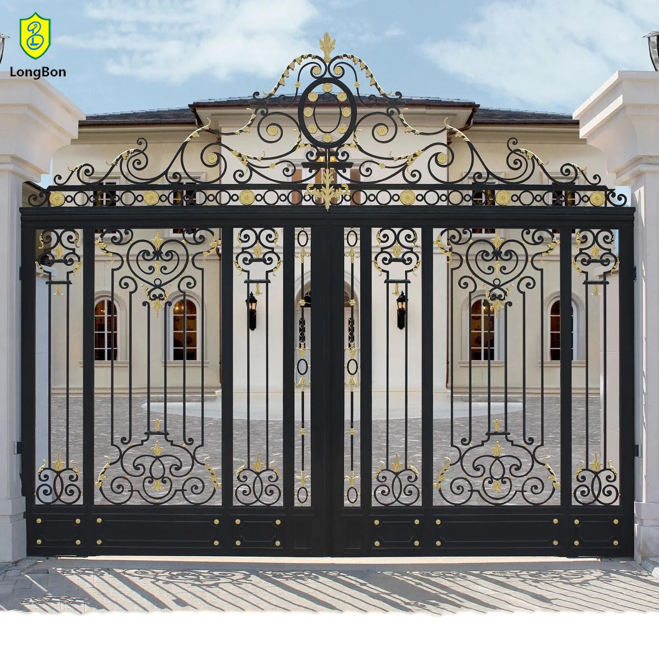 Stylish Wrought Iron Temple Main Gate Designs Main Gate Design Decorative