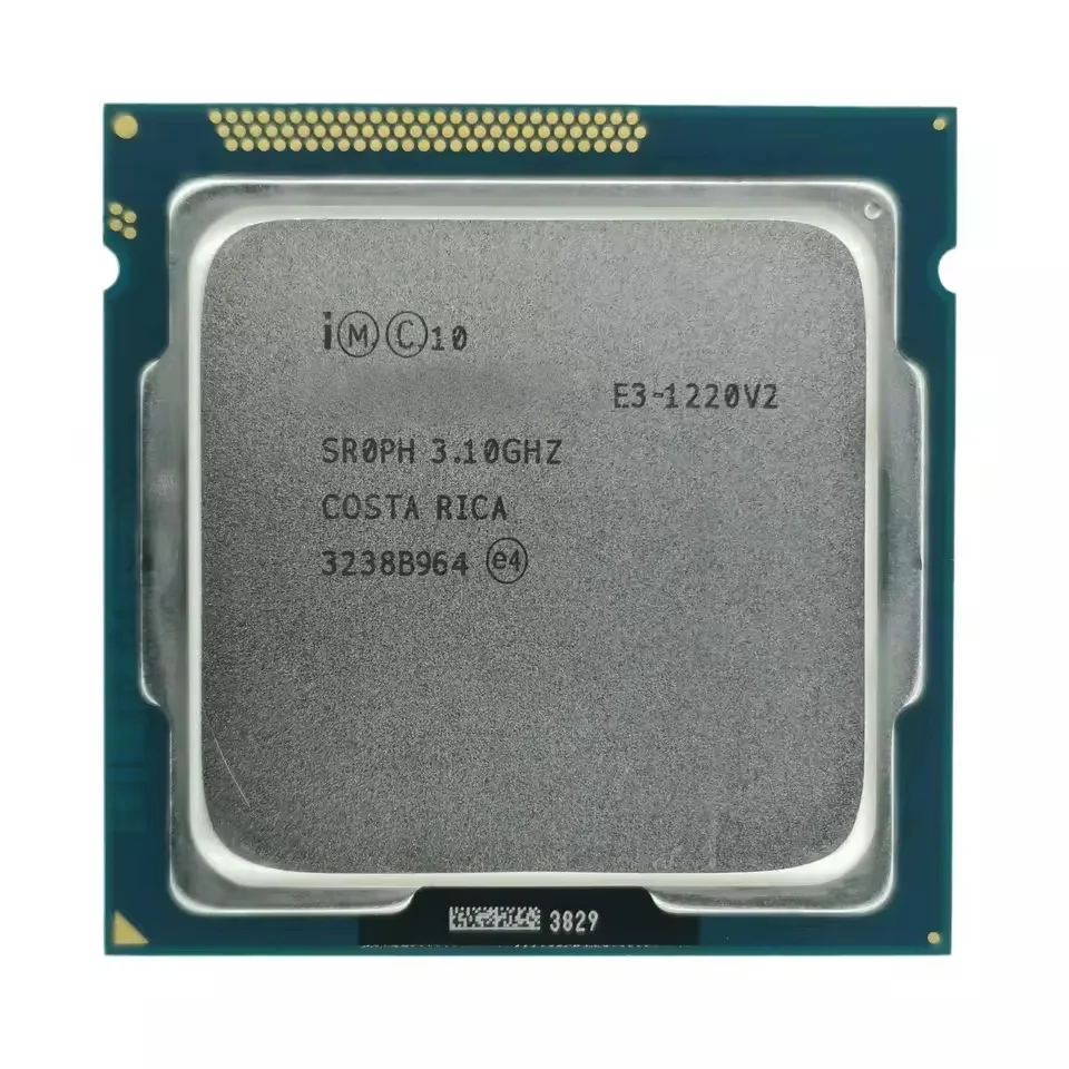 In Stock Xeon E3 1220v2 1225 V2 1230V2 1240v2 1245v2 1270V2 1280V2 1275V2 Quad-core Cpu Processor