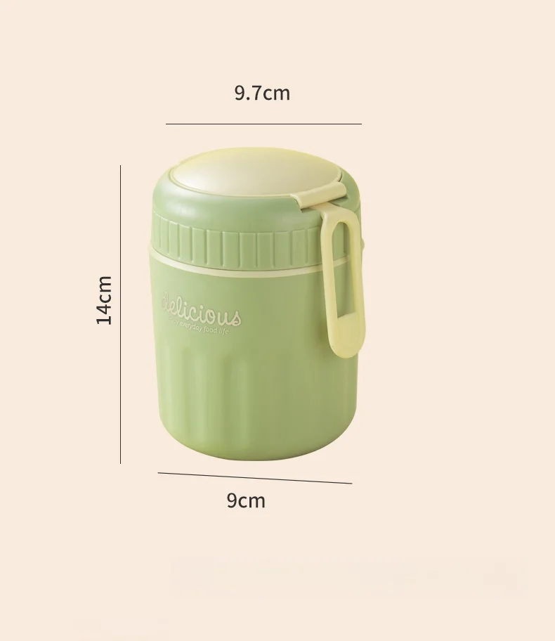 Factory Prices New Design Breakfast Cup Portable Soup Cup Children's Sealed Insulation Lunch Box  Thermos Cup With Spoon_19