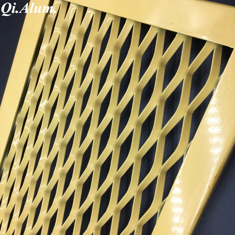 olden color professional Manufacture Aluminum Expanded Metal Mesh