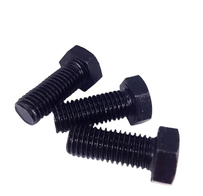 High Strength Fastener Grade 8.8 Hex Bolt And Nut Heavy Hex Bolt Black