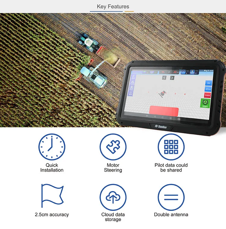 Auto Steering System GPS FieldPilot Pro Auto Steering System AG300 Model Manufactured in China Topcon
