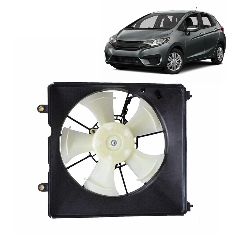 left right Engine cooling air conditioner fan assembly for Honda Fit Jazz 2015 2016 2017 2018 2019 GK5